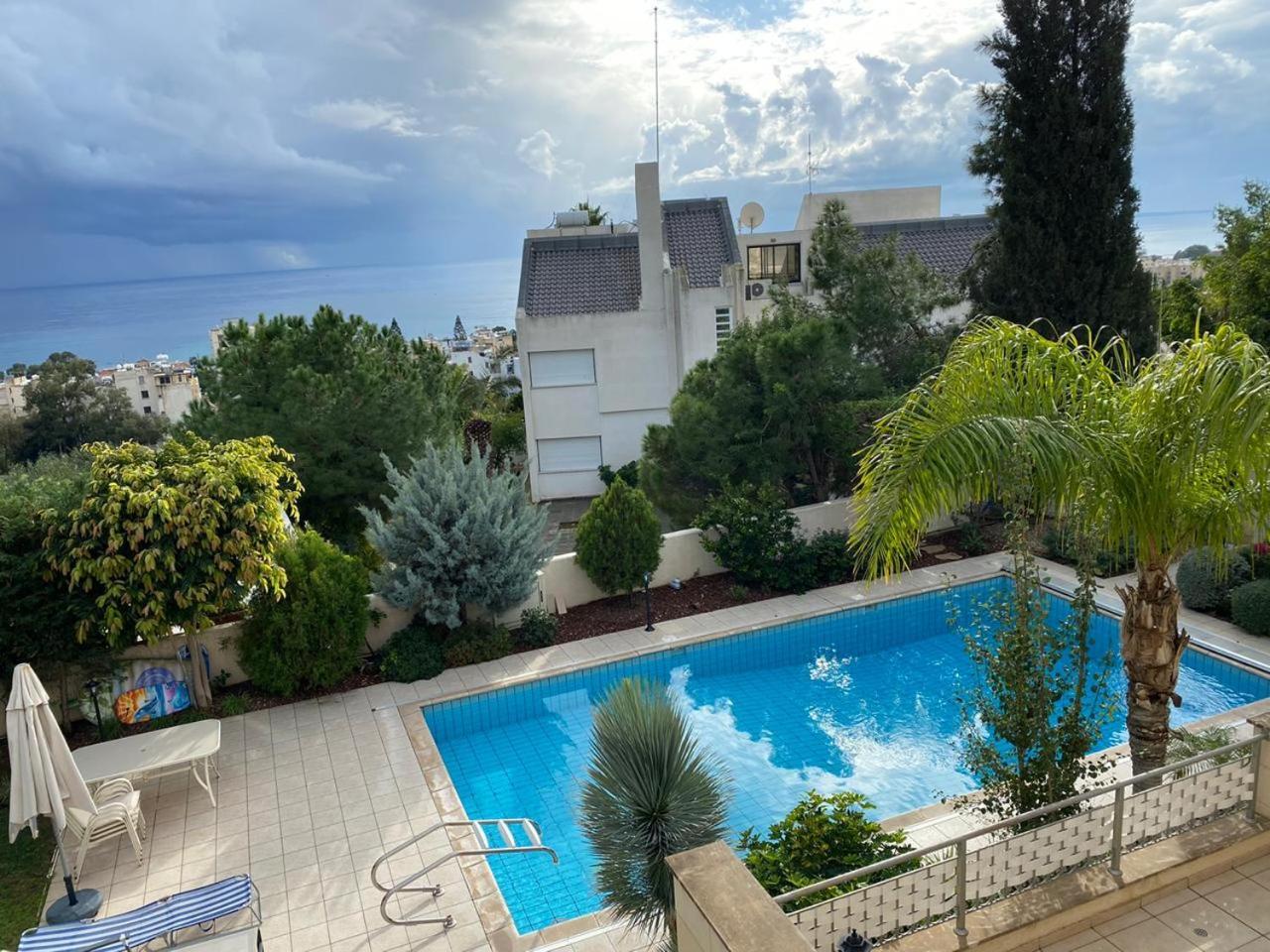 Seaview 6 Bedroom Villa & Private Pool Lemesós Rom bilde